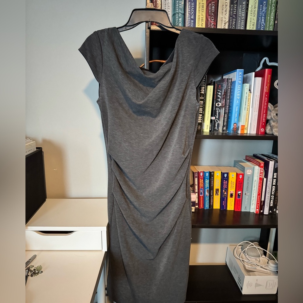 Gray business dress